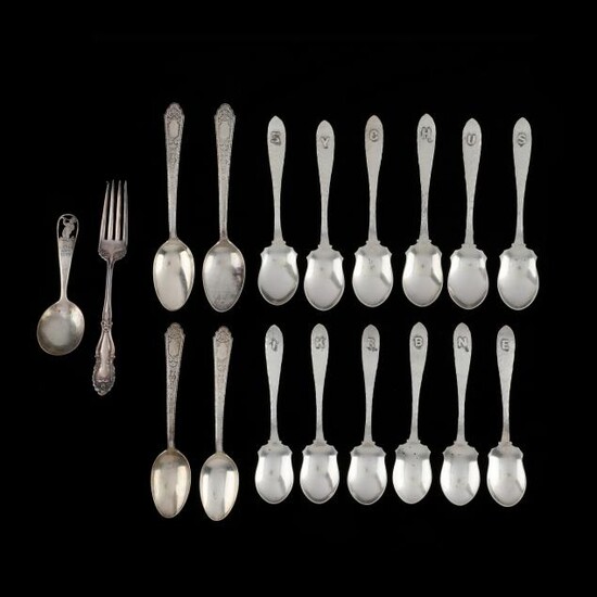 A Grouping of Sterling Silver Flatware