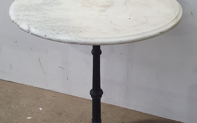 A MARBLE TOP TABLE