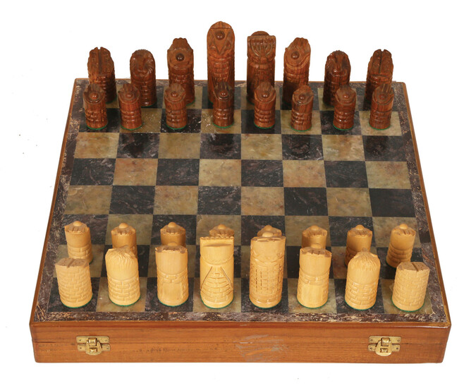 A SPECIAL "JEWISH" CHESS SET