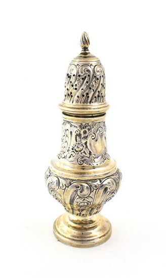 A Victorian Silver Caster, by Nathan and Hayes, Chester, 1899,...