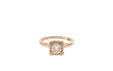 A Vintage 0.50 ct Diamond Ring in 14K