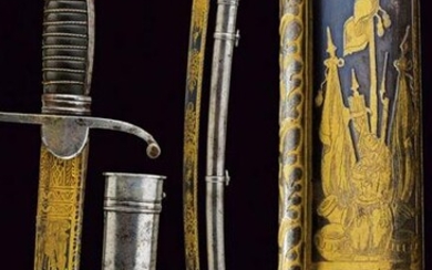 A cavalry sabre with beautiful blade