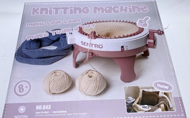 A knitting machine