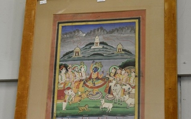 AN INDIAN PAINTING OF VENUGOPALA KRISHNA 19TH/EARLY 20TH CENTURY