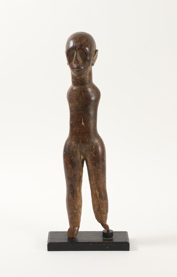 African Wood Carving Standing Figure FR3SHLM