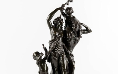 After Claude Michel, CLODION (1738-1814) 'Triumph of Bacchus'. (L:26 x W:37 x H:65 cm)