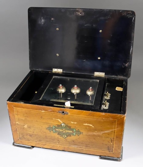 An Eight Air Musical Box, Late 19th Century, No....