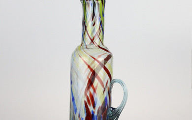 An art glass jug/vase, probably Murano, Italy.