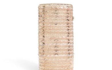 An articulated gold 'fish scale' case, possibly Scandinavian, early 19th century