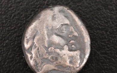 Ancient Achaean League, Peloponnesos Silver Coin, ca. 196 BC