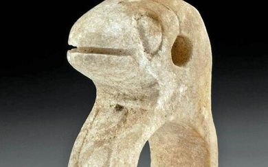 Ancient Mesopotamian Stone Pendant Ring Ram's Head