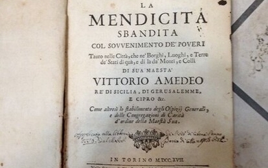 Andrea Guevarrre - La Mendicità sbandita col sovvenimento de' poveri - 1717