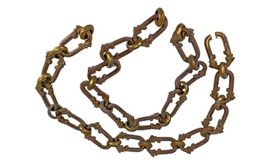 Antique French Bronze Chandelier Chain