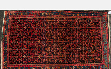 Antique Persian Bijar Wool Rug