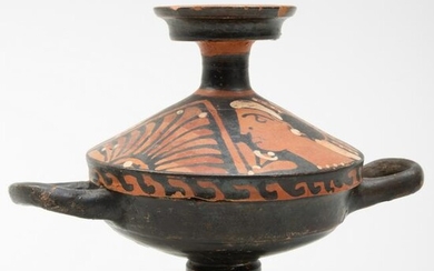 Apulain Red-Figure Lekanis and Cover