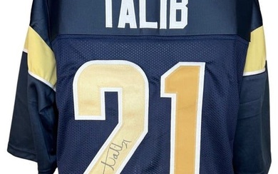 Aqib Talib autographed signed jersey NFL Los Angeles Rams PSA COA Kansas