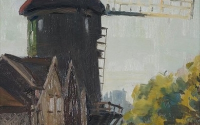 Archibald Colquhoun (1894 - 1983) - The Green Mill 34 x 25 cm