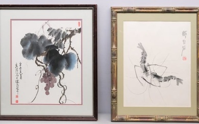 Asian School, Two Ink Paintings