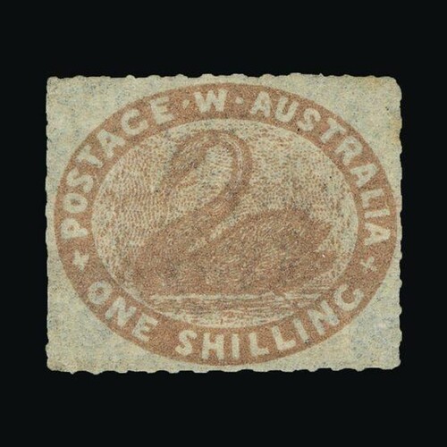 Australia - States - Western Australia : (SG 6a) 1854-55 1s ...
