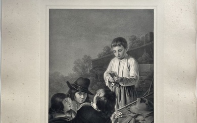 Bartolomé Esteban Murillo (after) - Jeunes garçons jouant aux cartes...