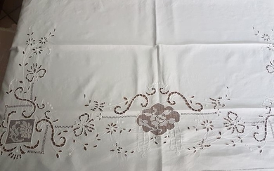 Bed sheet (3) - Linen - 1890-1919