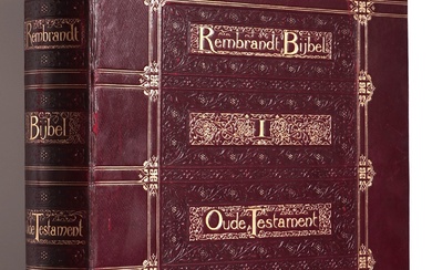 [Bindings]. Rembrandt Bijbel. Bevattende de verhalen des Ouden en Nieuwen...