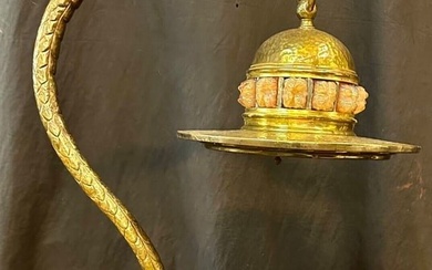 Bronze French Snake Lamp