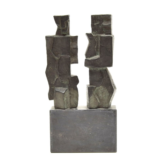 Bronze sculpture &#39;Two torso&#39;s&#39;, design & execution Maria...