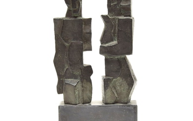 Bronze sculpture &#39;Two torso&#39;s&#39;, design & execution Maria...