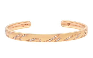 CHOPARD, bracelet, Chopardissimo, or 18K, diamants taille brillant 0,37 ctv, TW/IF-VVS, réf. no 857940-5202, serienr.640882,...