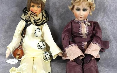 COMPOSITE & BISQUE DOLL(S).
