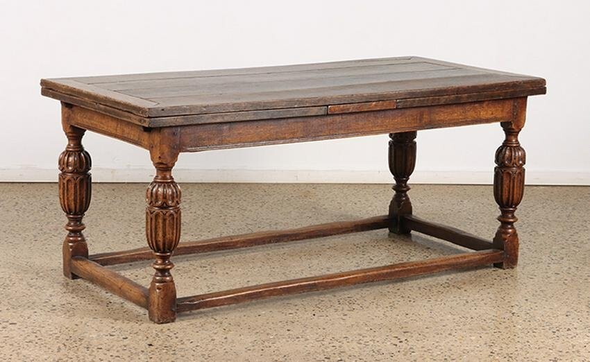 CONTINENTAL OAK REFRACTORY TABLE