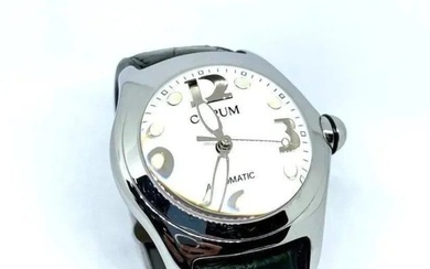 CORUM BUBBLE 82.150.20 45mm S/ Steel White Dial Automatic Men's Watch