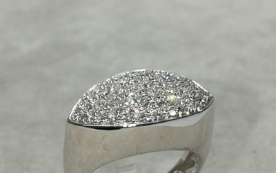 C&R Gioielli - 18 kt. White gold - Ring - 1.20 ct Diamond