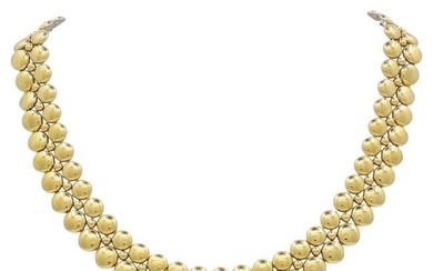 Cartier Honeymoon Collection Reversible Necklace 18k White & Yellow Gold