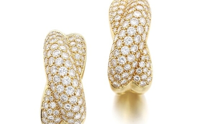 Cartier, Pair of diamond earrings