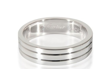 Cartier Vendome Louis Cartier Wedding Band in 18K White Gold