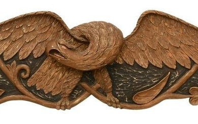 Carved & Painted Wood American Eagle
