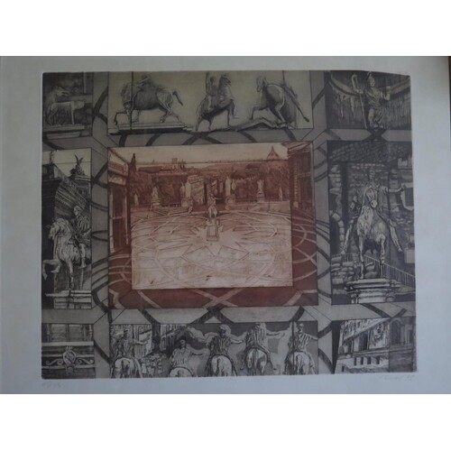 Cassell, Architectural Lithographic Print 1975, 45/75, Signe...