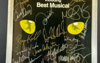 Cats Signed Cast Play Poster, 1998