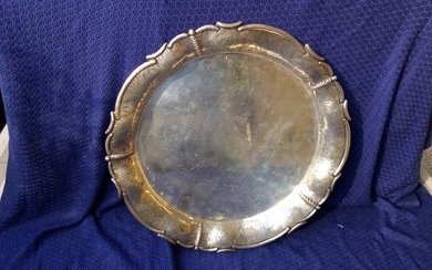 Centerpiece, centerpieces-plate - .800 silver - Italy - Mid 20th century