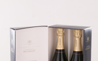 Champagne Henriot (2 bts). Original box