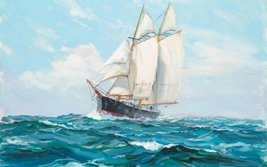 Charles Vickery (American, 1913-1998) Clipper Ship