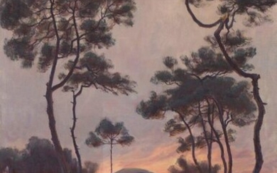 Charles WISLIN (1852-1932) Les pins à Trégunc...