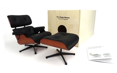 Charles & Ray Eames - Vitra Design Museum - 670 Lounge Chair + 671 Ottoman, Miniature