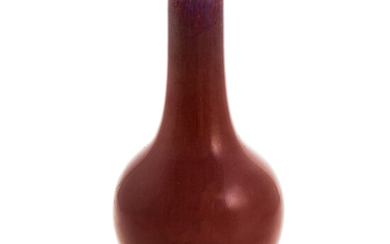 Chinese Sang De Boeuf/Flambe Bottle Vase