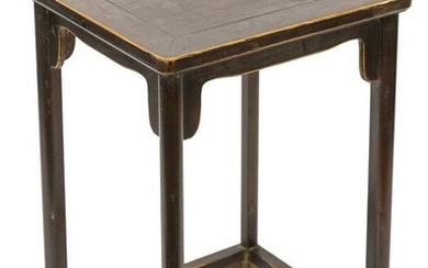 Chinese Square Pedestal Table