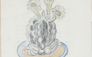 Christine Swane (b. Kerteminde 1876, d. Farum 1960) Flowers. Signed CSw. Watercolour...