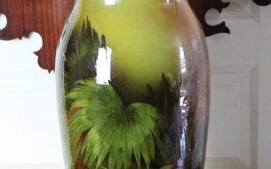Circa 1893 Matt Daly Initialed Rookwood Iris Glaze Vase