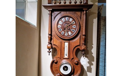 Clock / barometer interest : Unusual early 20th century wall...
